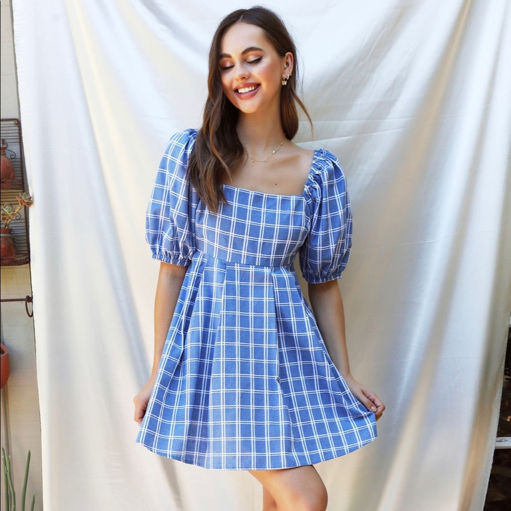 Cute gingham dress from “fashion nova vintage”